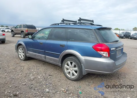 2009 Subaru Outback 2.5I from USA, damaged, VIN 4S4BP61C497320812